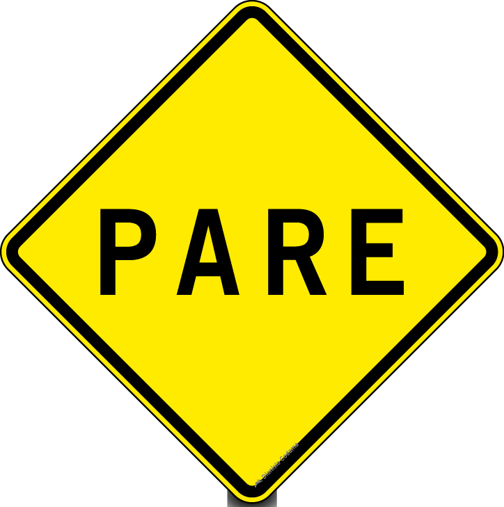 Placa de Advert�ncia